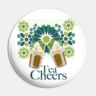 Tea cheers Pin