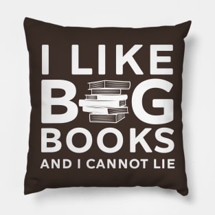 I Like Big Books Pillow