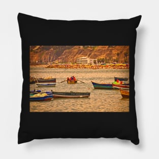 Fishermen's Boats - Peru Pillow