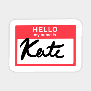 Hello, my name is Kate Magnet