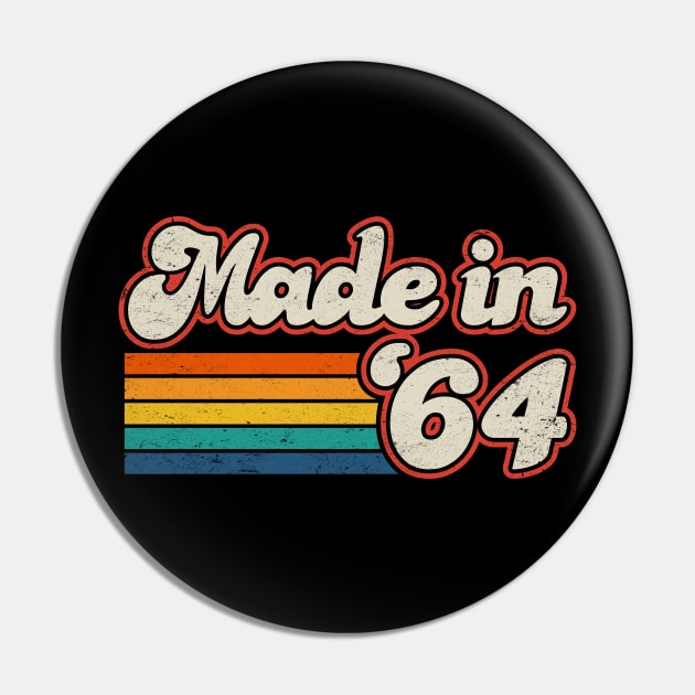 Made in '64 - 60th Birthday Pin by TwistedCharm