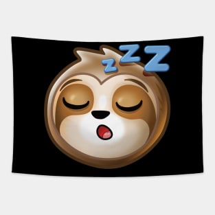 Sloth Sleeping Napping kawaii cute Tapestry