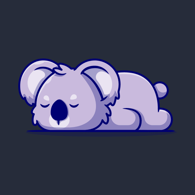 Cute Koala Sleeping Cartoon by Catalyst Labs