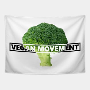 Vegan Movement Broccoli Tapestry