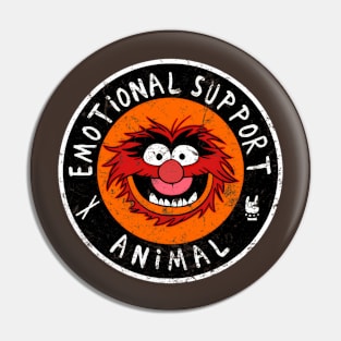 Emotional support Animal Muppet Pin