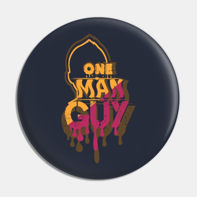 One man guy Pin by Ashmastyle