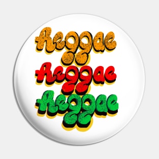 Vintage retro Reggae Rasta Jamaican Jamaica for music lovers Pin