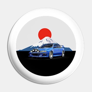 Imprezza Japan Print Pin