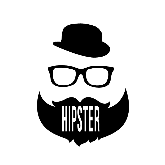 I'M A HIPSTER (Black beard) by theenvyofyourfriends