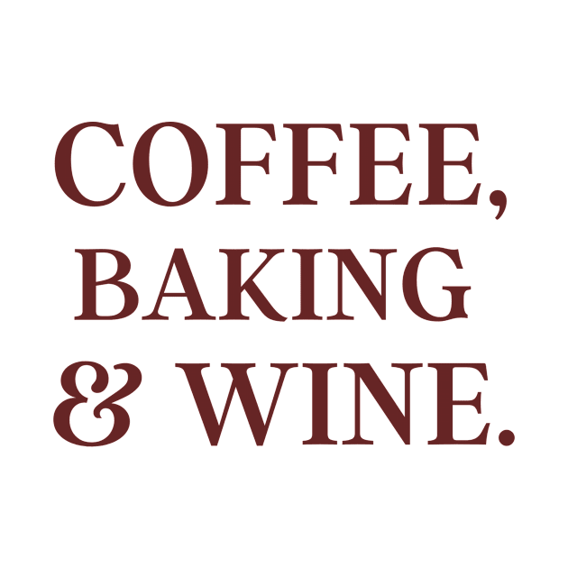 coffee baking & wine by Yasdey