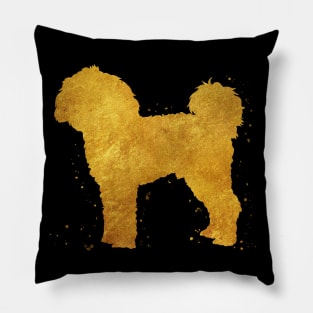 Cavapoo golden art Pillow