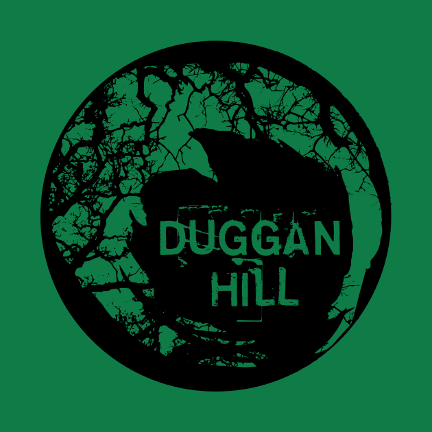 Duggan Hill - White on Black by DugganHill