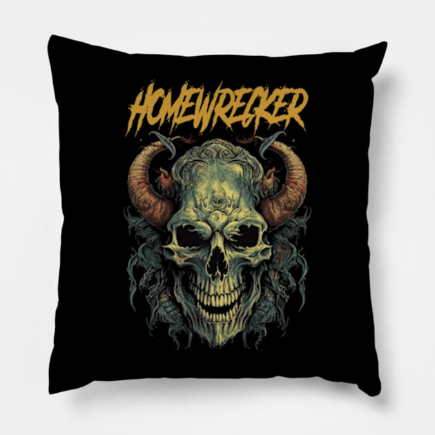 HOMEWRECKER MERCH VTG Pillow by Swank Street Styles