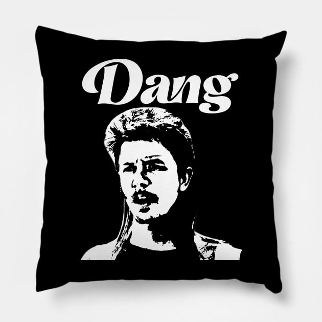 Classic Movie Dang Funny Gifts Pillow by Lovely Tree