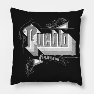 Vintage Pueblo, CO Pillow