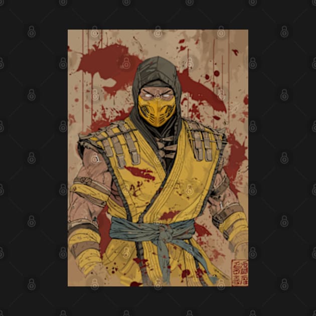 Scorpion Mortal Kombat by peculiarbutcute