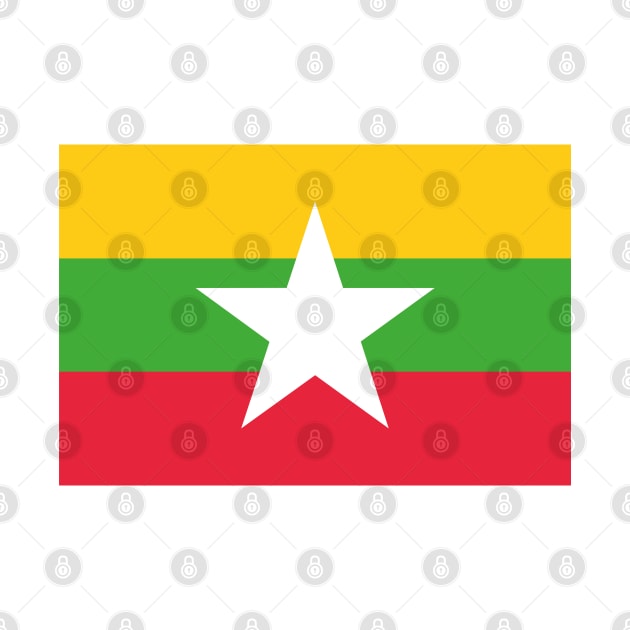 Flag of Myanmar by DiegoCarvalho