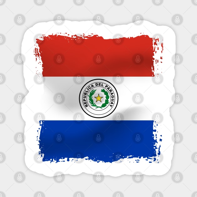 Paraguay artwork Magnet by SASTRAVILA