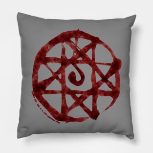 Alphonse seal red Pillow