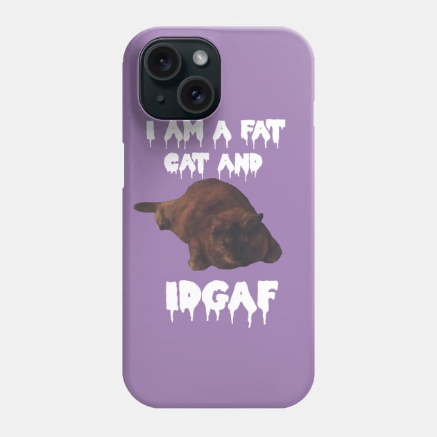 I AM A FAT CAT!! Phone Case by ShinyBat