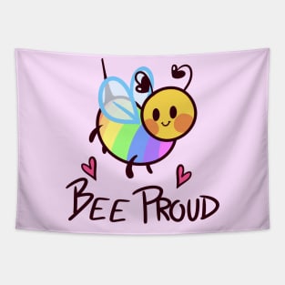 Bee Proud! (Rainbow) Tapestry