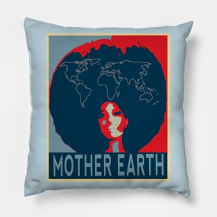 Black Mother Earth Pillow