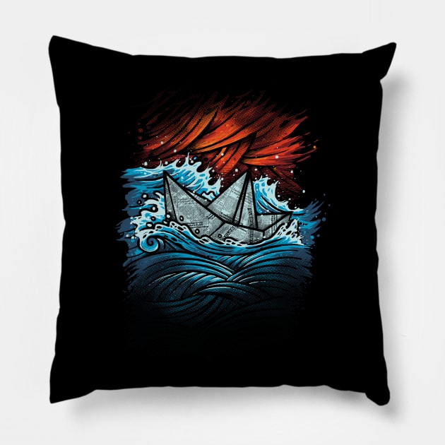 The Journey Pillow by LetterQ