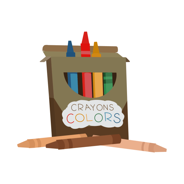 Crayon Colors with Skin Tones by Poohdlesdoodles