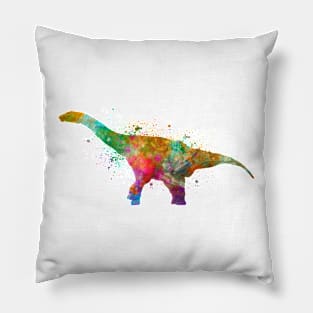 Argentinosaurus in watercolor Pillow