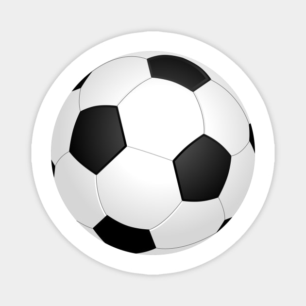 Soccer Ball - Football - Futbol Magnet by Humoratologist