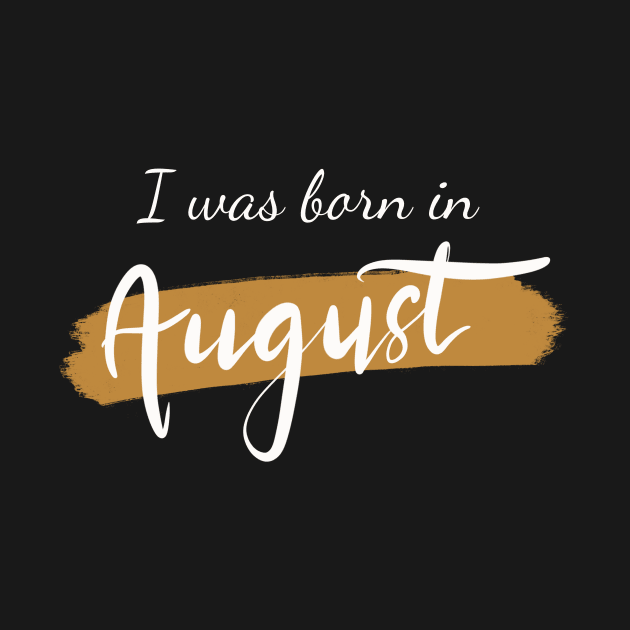 Born in August by Lish Design