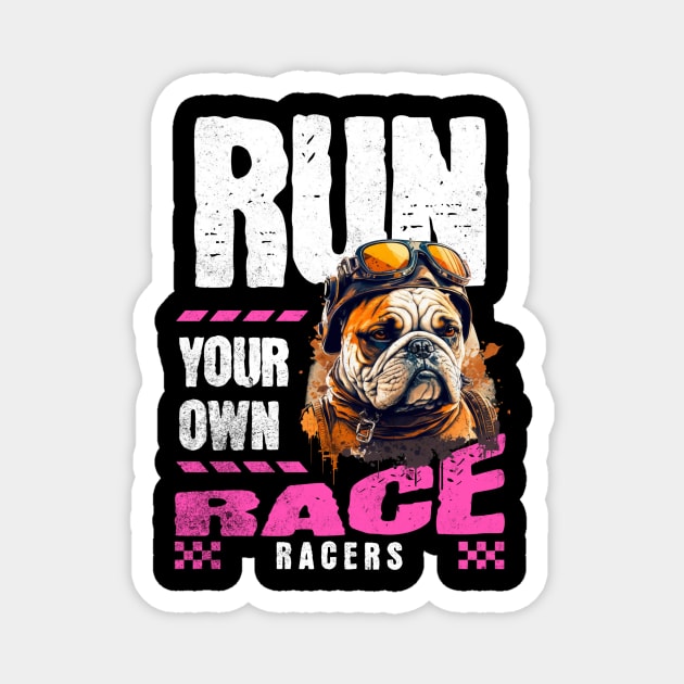 Dog racer Magnet by Swagger Spot