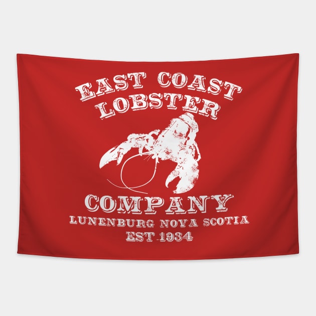 East Coast Lobster (white) Tapestry by DavidLoblaw