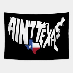 Aint Texas Usa Map Proud Texan Tapestry