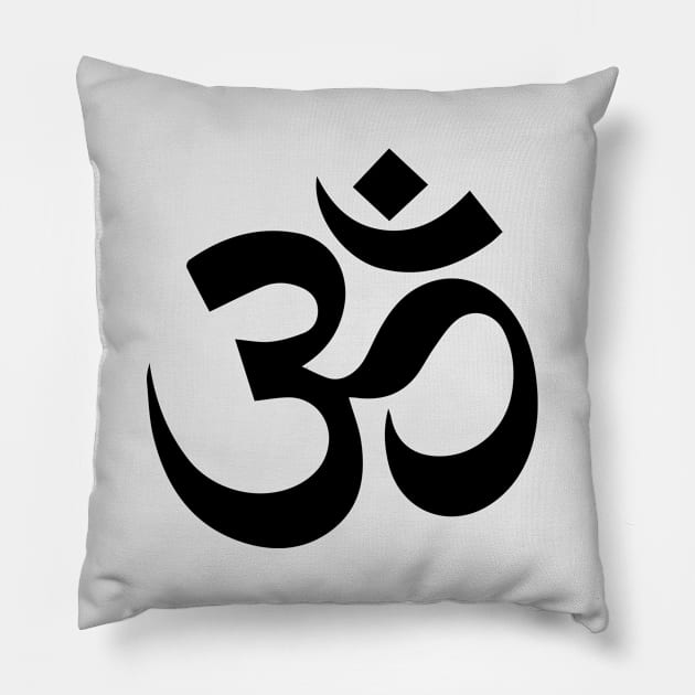 Namaste_dark lettering Pillow by ArteriaMix