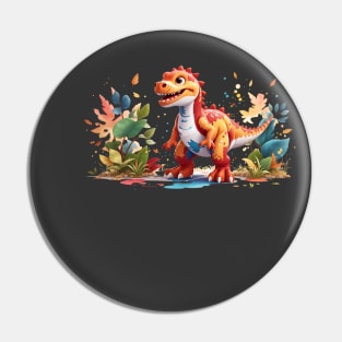 Cute Jurassic T-Rex Tyrannosaurus Rex Pin