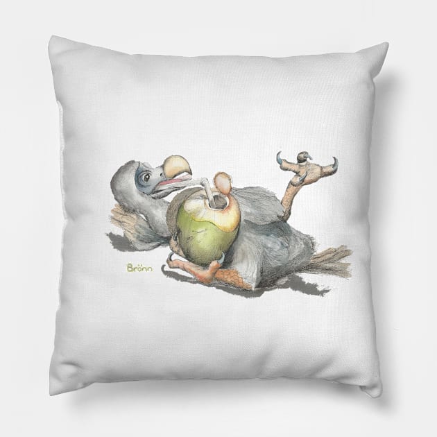 Dodo and the Coconut Pillow by The Dodo Gallery