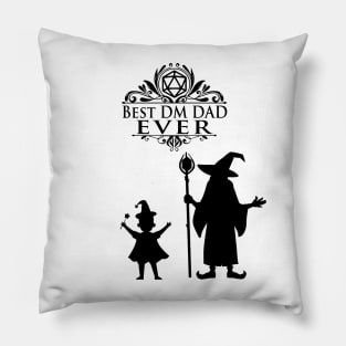 Best DM Dad Ever rpg gamer fathers day Pillow