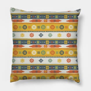 Tibetan Temple - Painted Monastery Pillow