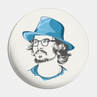 johnny deep with cool design Pin