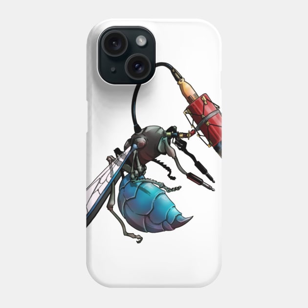 Surveillance Bug - mic Phone Case by corykerrstore