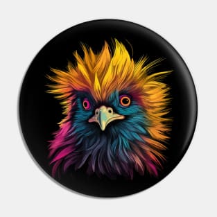 Silkie Coloring Book Pin