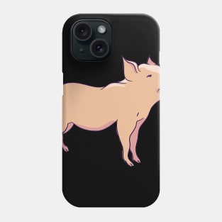 Pig stands smiling. She is the symbol of 2019 Phone Case