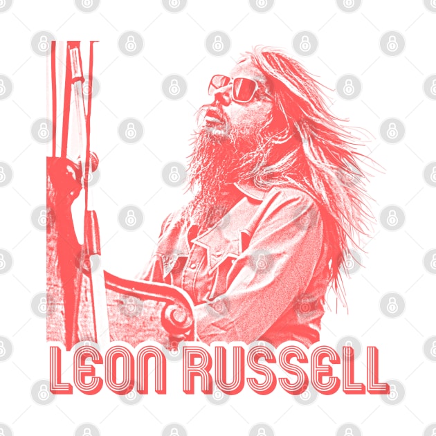 Leon Russell Retro Song For You FanArt Tribute by darklordpug