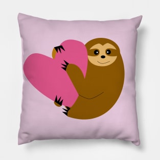 Sloth in love Pillow