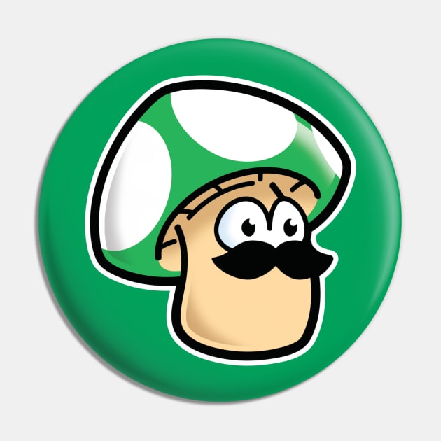 ShroomDood (Green) Pin by ArtofJMS