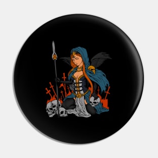 Celtic Goddess - Morrigan Pin