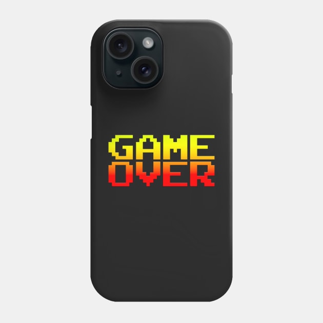 GAME OVER DESIGN VIDEOGAME Phone Case by JMPrint