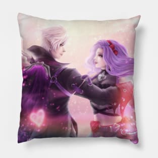 Cecilion And Carmilla Valentine Pillow