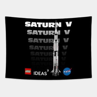Saturn V in living bricks! Tapestry